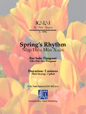 Spring's Rhythms for Solo Timpani