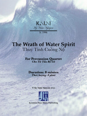 The Wrath of Water Spirit for Percussion Quartet (Score and Parts)